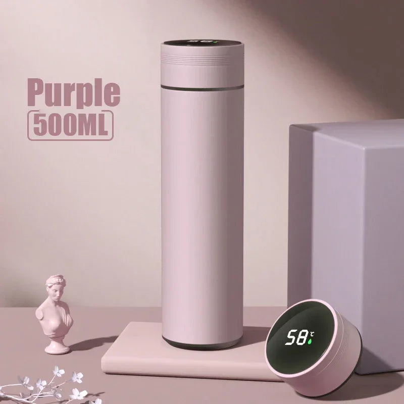 Termo de 500 ml con pantalla de temperatura