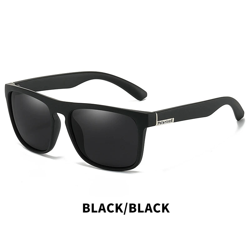 Gafas de sol cuadradas vintage polarizadas unisex