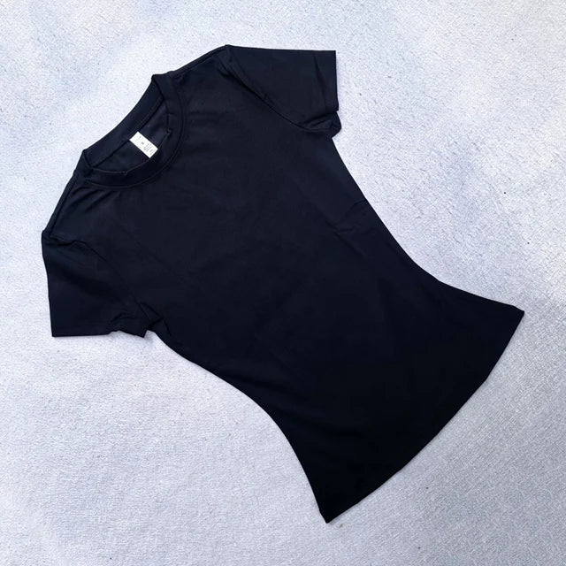 Camiseta deportiva sin costuras de mujer