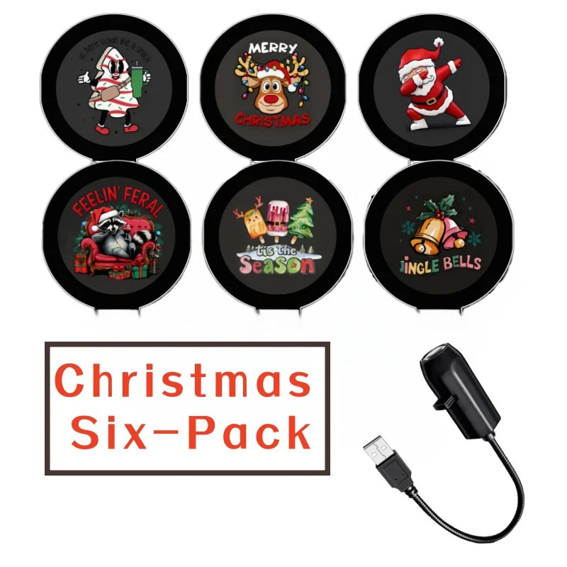 Proyector LED USB de Halloween y Navidad