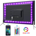 Tira LED RGB USB con control por app Bluetooth