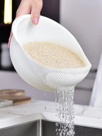 Escurridor de arroz y frutas con asa