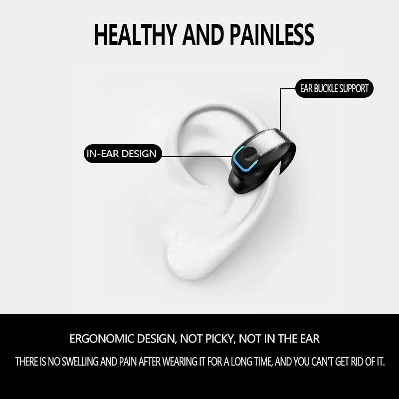 Auricular Bluetooth 5.3 de clip abierto para deporte