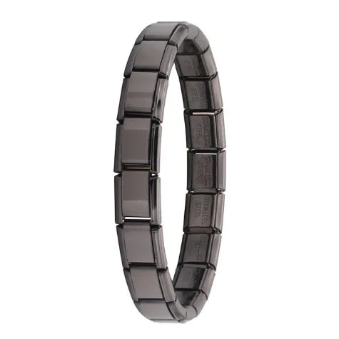 Pulsera italiana de eslabones de acero inoxidable