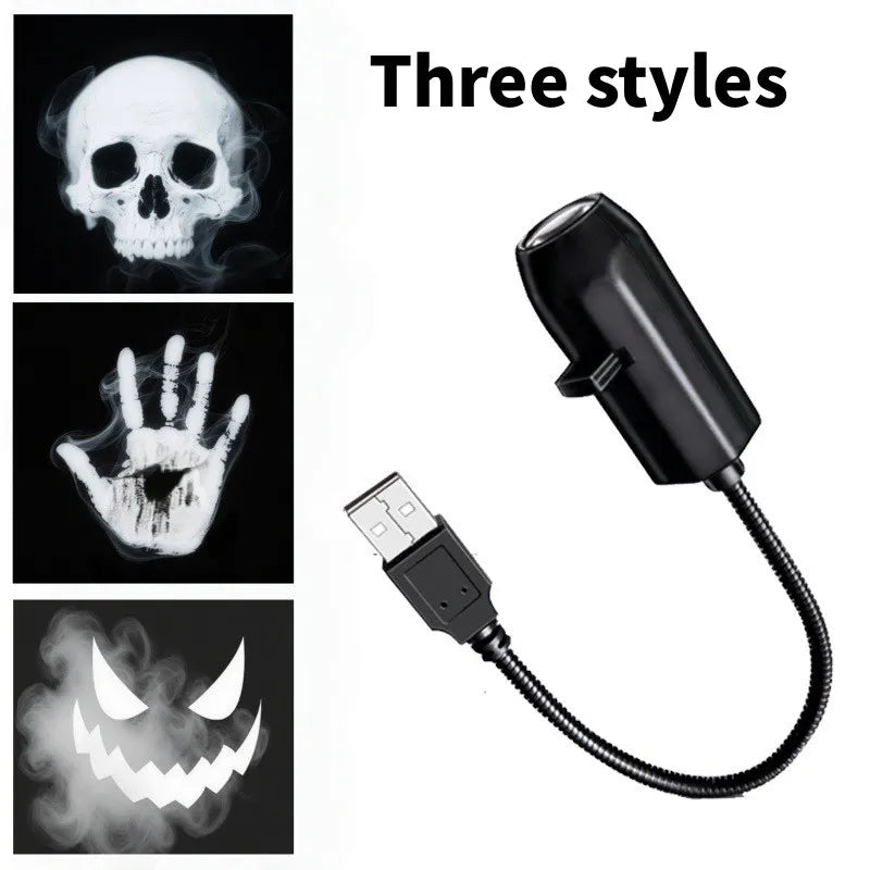 Proyector LED USB de Halloween y Navidad