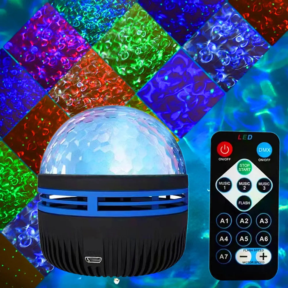 Proyector de galaxia y estrellas USB