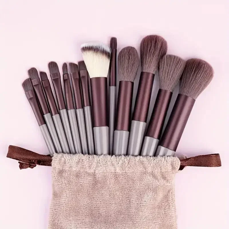 Set de brochas de maquillaje profesionales suaves