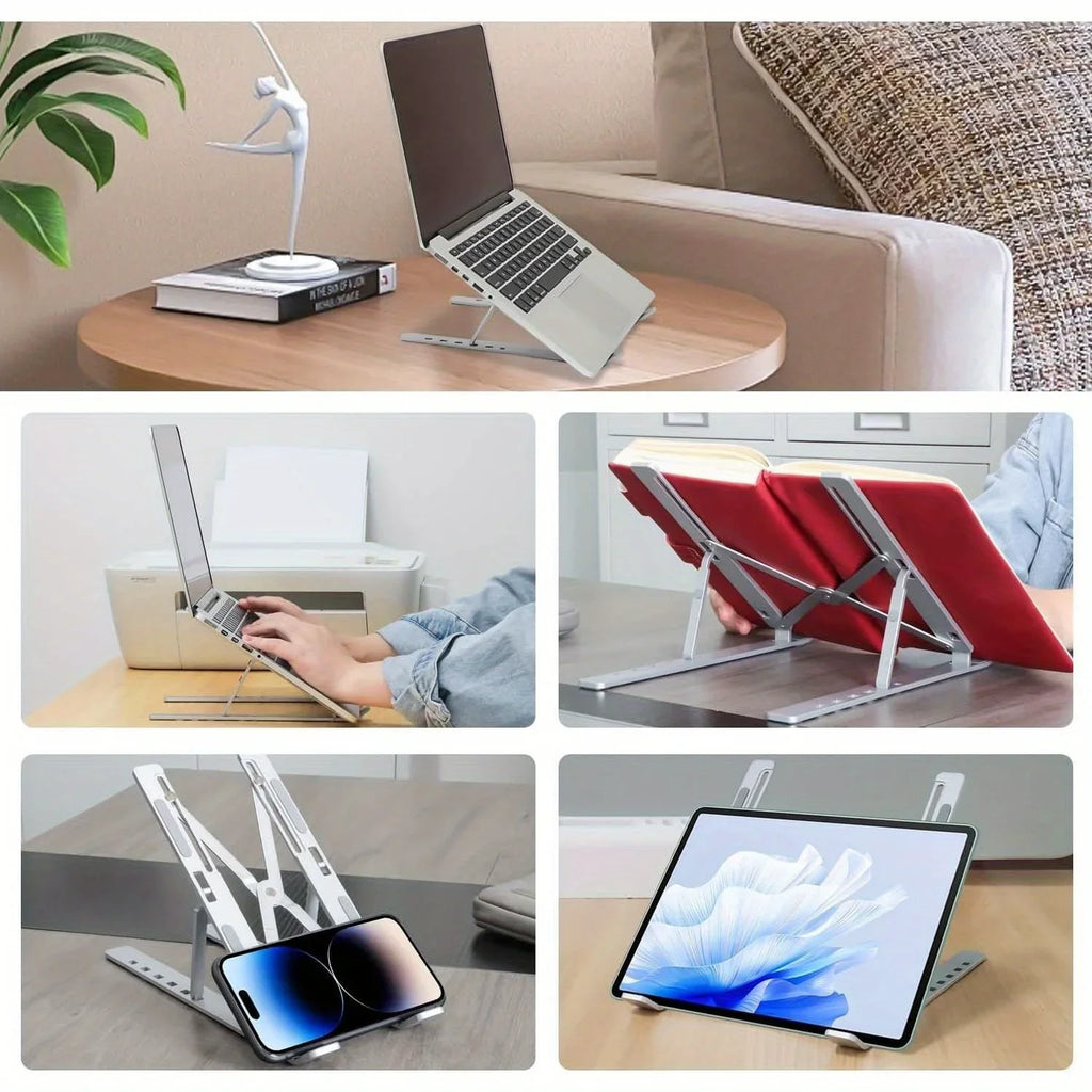 Soporte de aluminio para portátil regulable