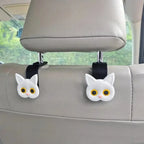 Ganchos de gatito para reposacabezas del coche (2 uds)