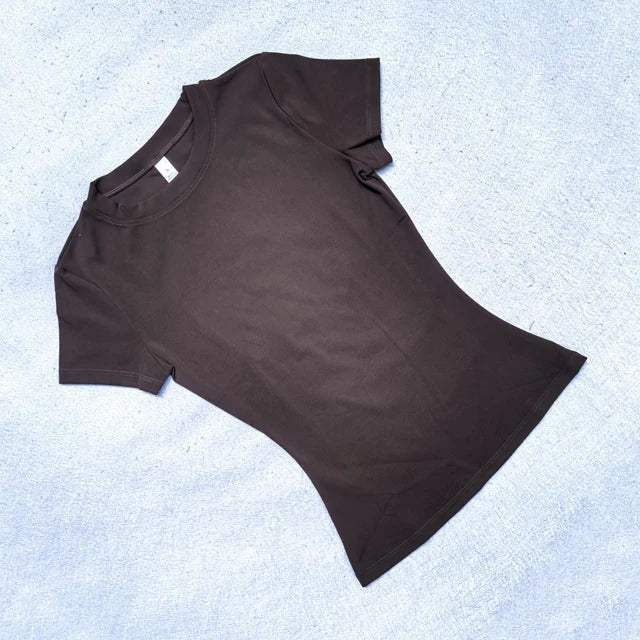 Camiseta deportiva sin costuras de mujer