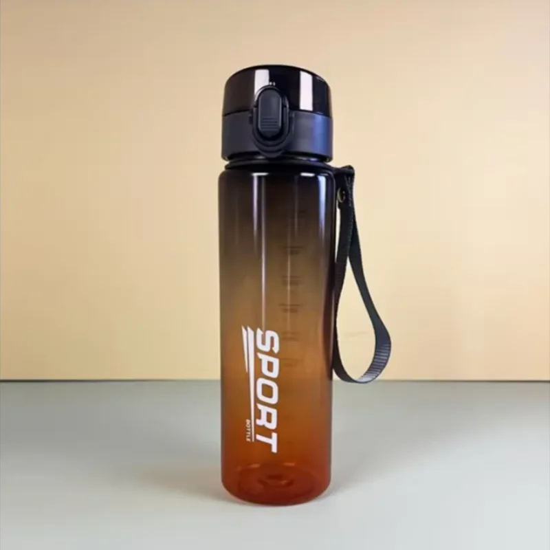 Botella de agua deportiva sin BPA antigoteo