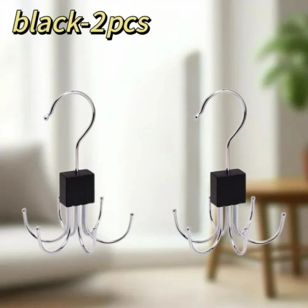Percha giratoria para cinturones y pañuelos