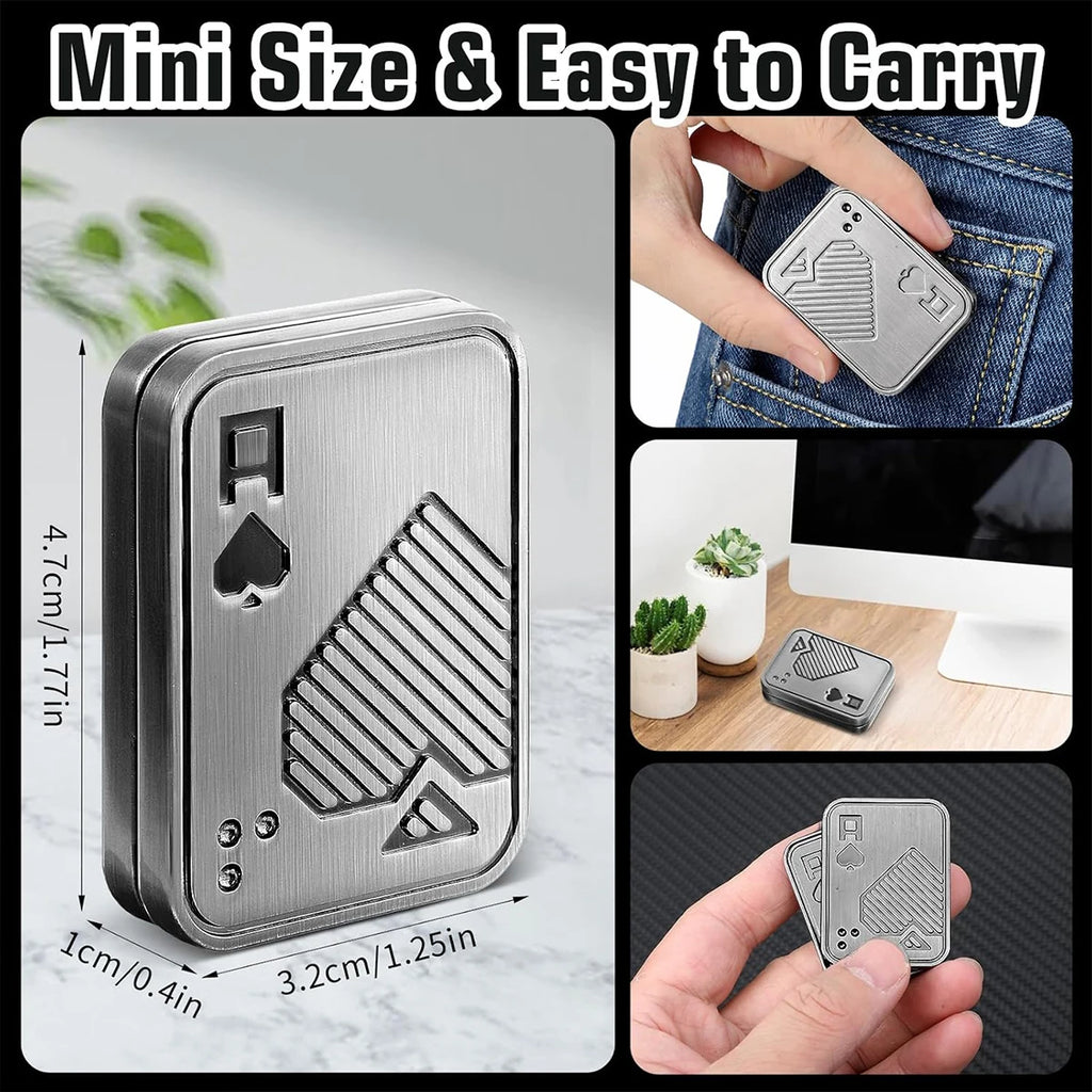 Fidget de deslizar antiestrés en metal