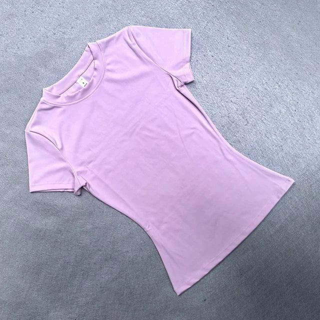 Camiseta deportiva sin costuras de mujer