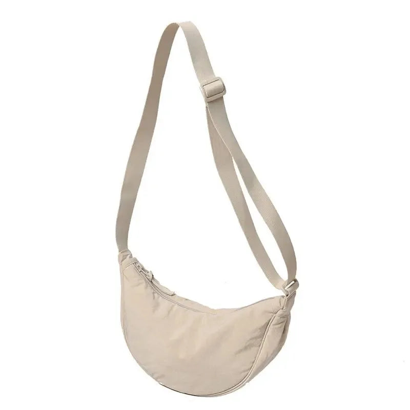 Riñonera de media luna unisex