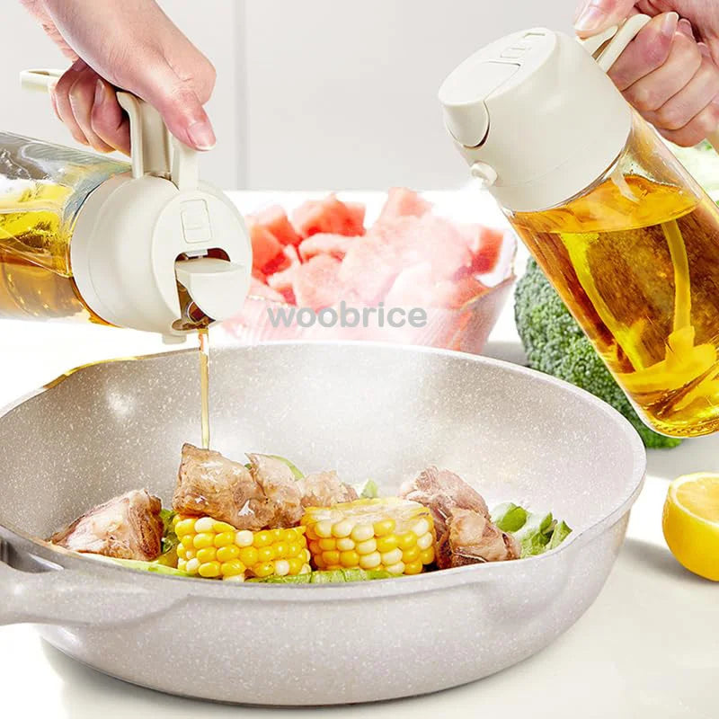 Pulverizador de aceite 2 en 1 para cocina
