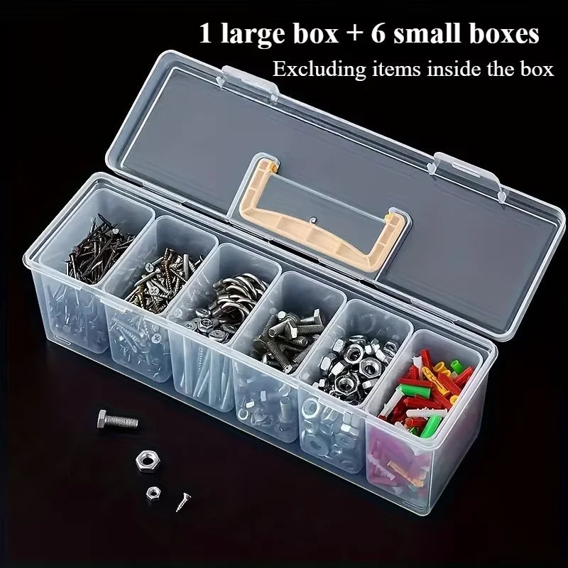 Set de cajas organizadoras para tornillos y piezas