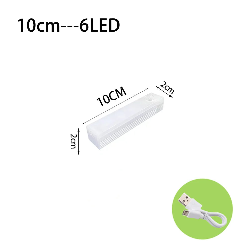 Luz LED con sensor de movimiento recargable USB-C