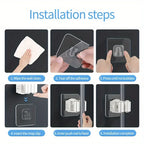 Estante de pared adhesivo para baño y cocina