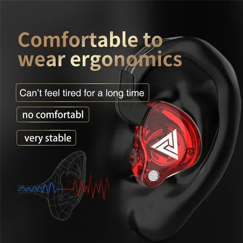 Auriculares in-ear con cable QKZ AK6 con micrófono