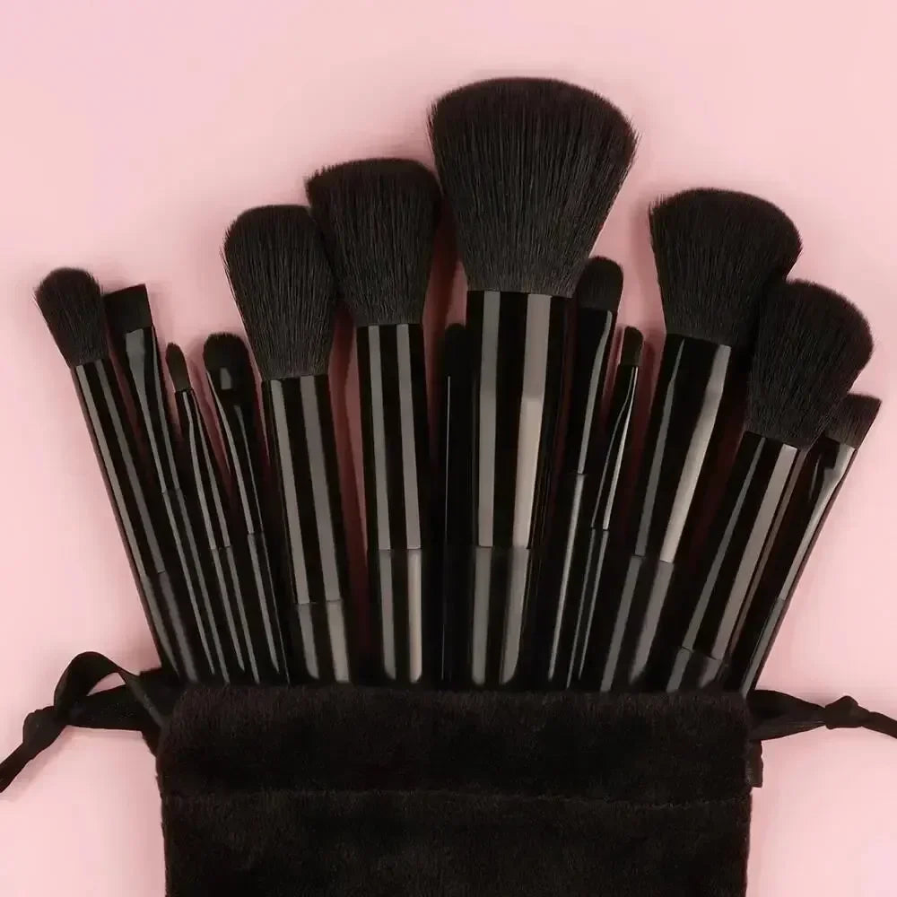 Set de brochas de maquillaje profesionales suaves