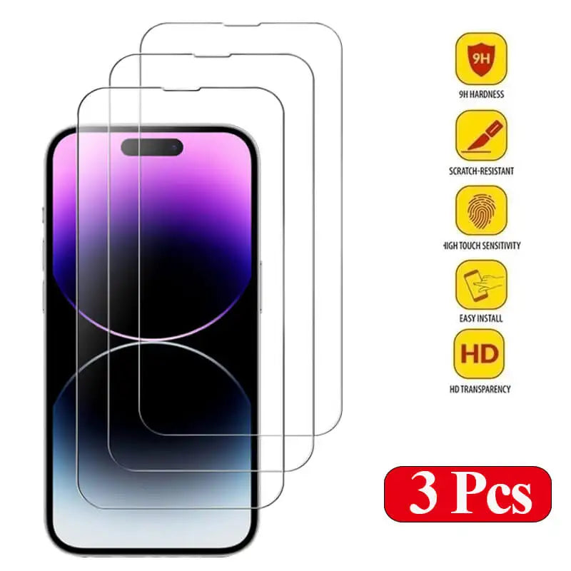 Protector de pantalla de cristal templado para iPhone