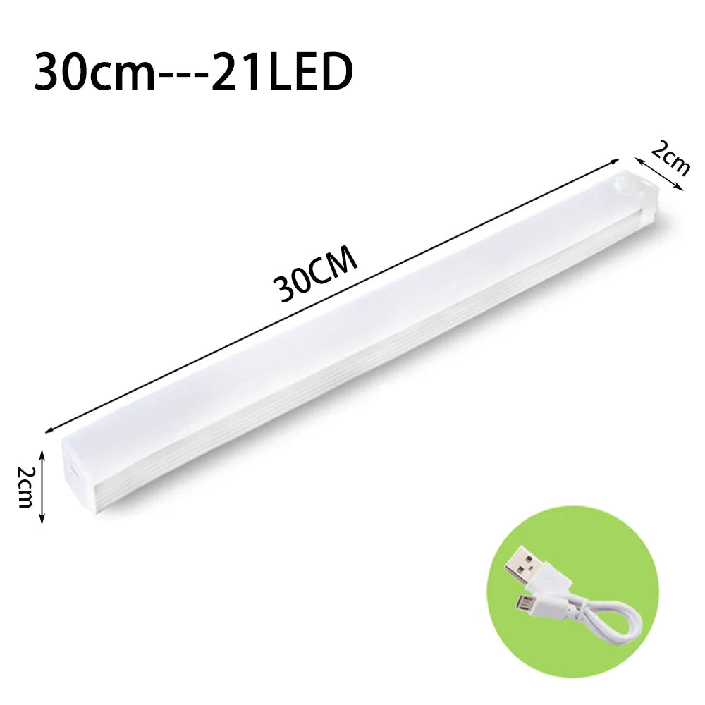 Luz LED con sensor de movimiento recargable USB-C