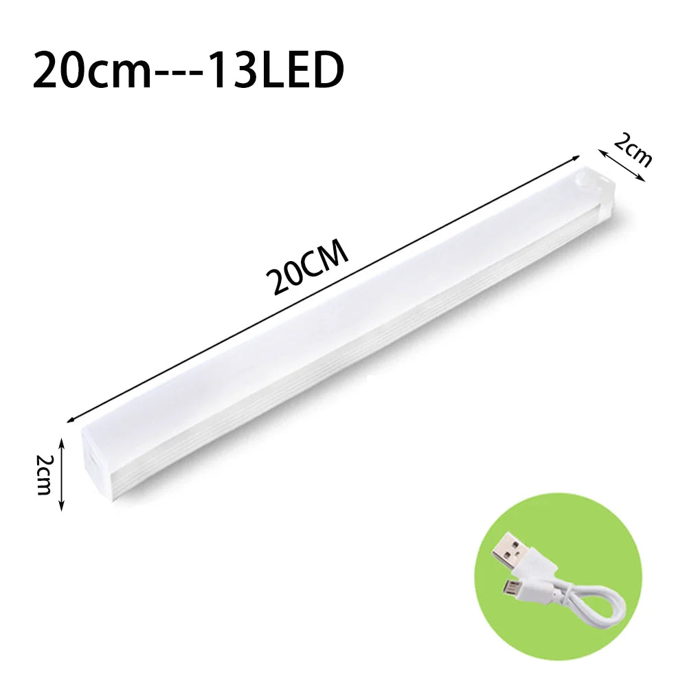 Luz LED con sensor de movimiento recargable USB-C
