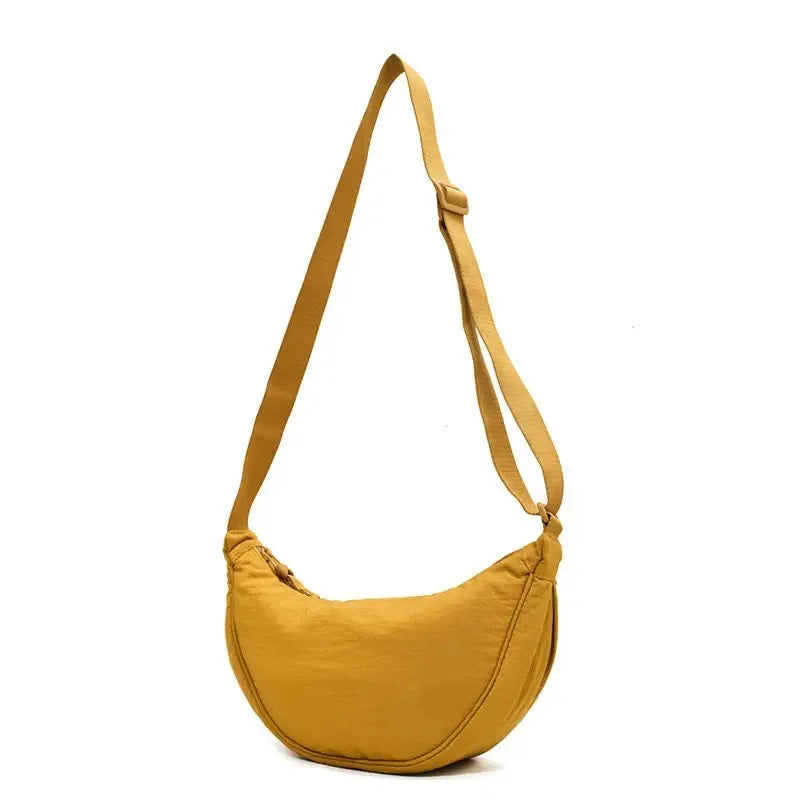Riñonera de media luna unisex