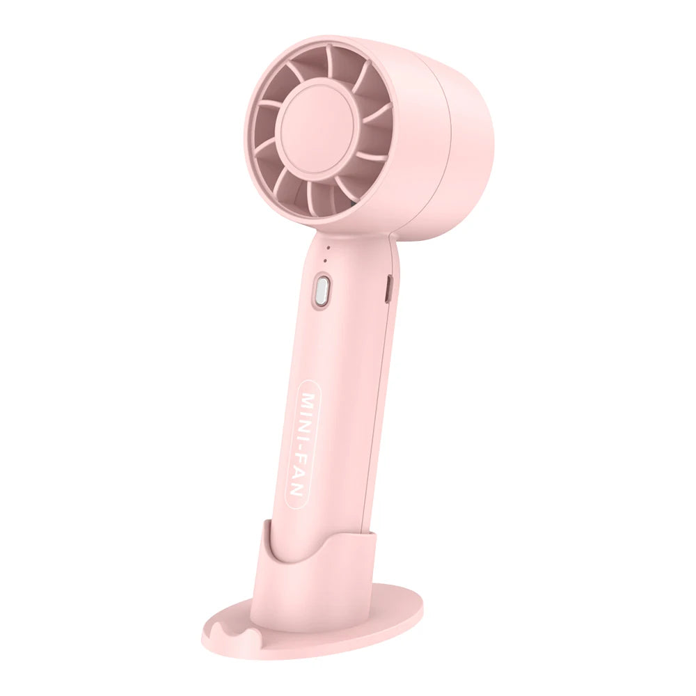 Mini ventilador turbo portátil recargable por USB