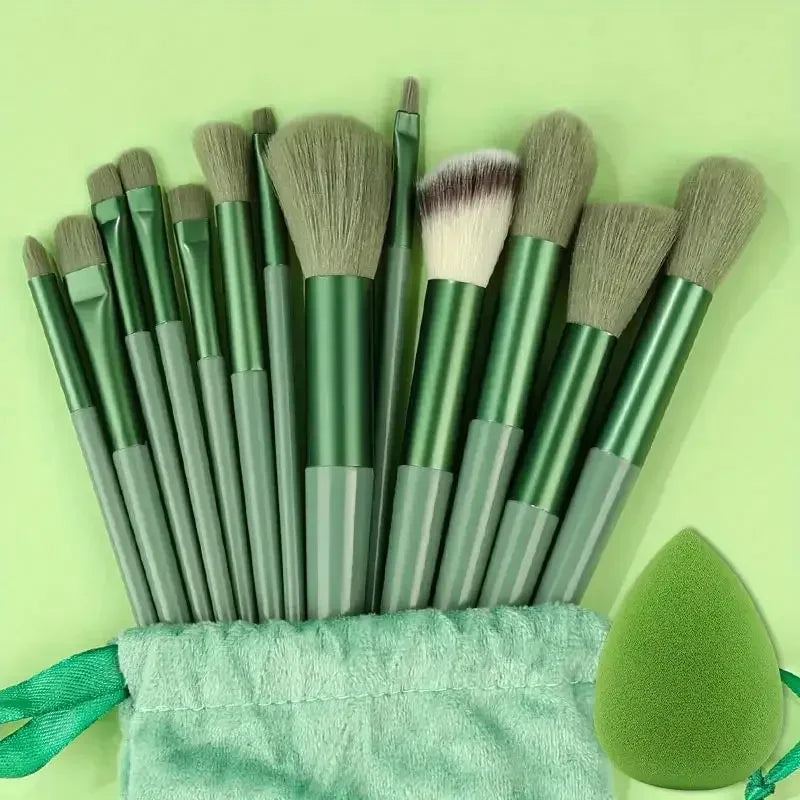 Set de brochas de maquillaje profesionales suaves