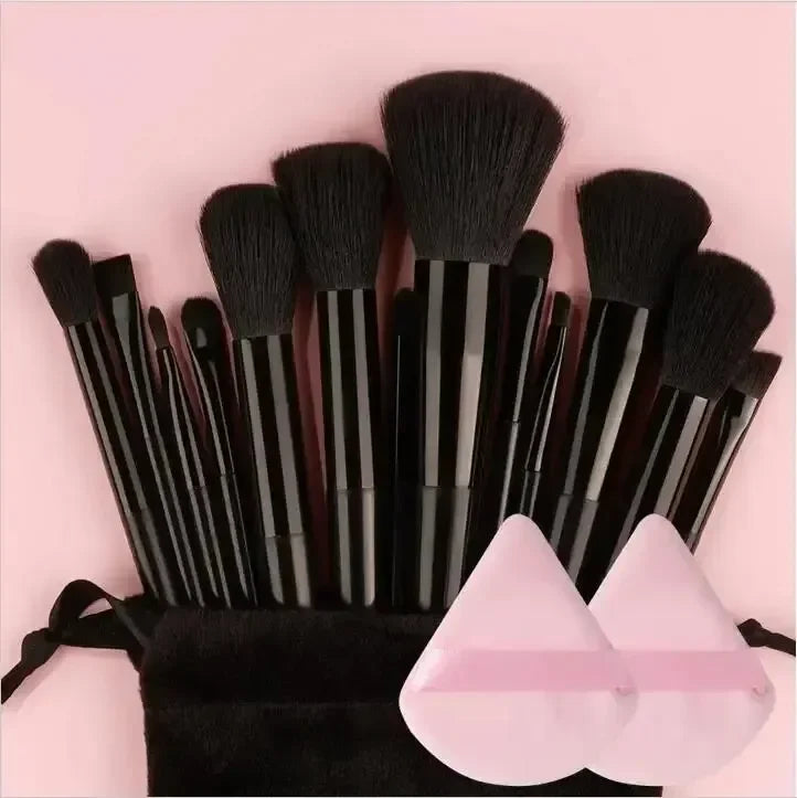 Set de brochas de maquillaje profesionales suaves
