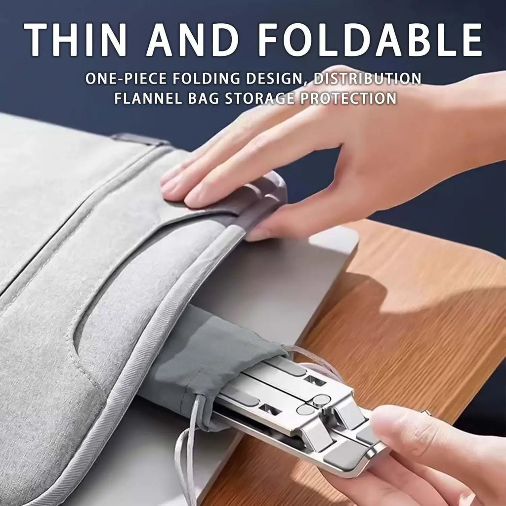 Soporte de aluminio para portátil regulable