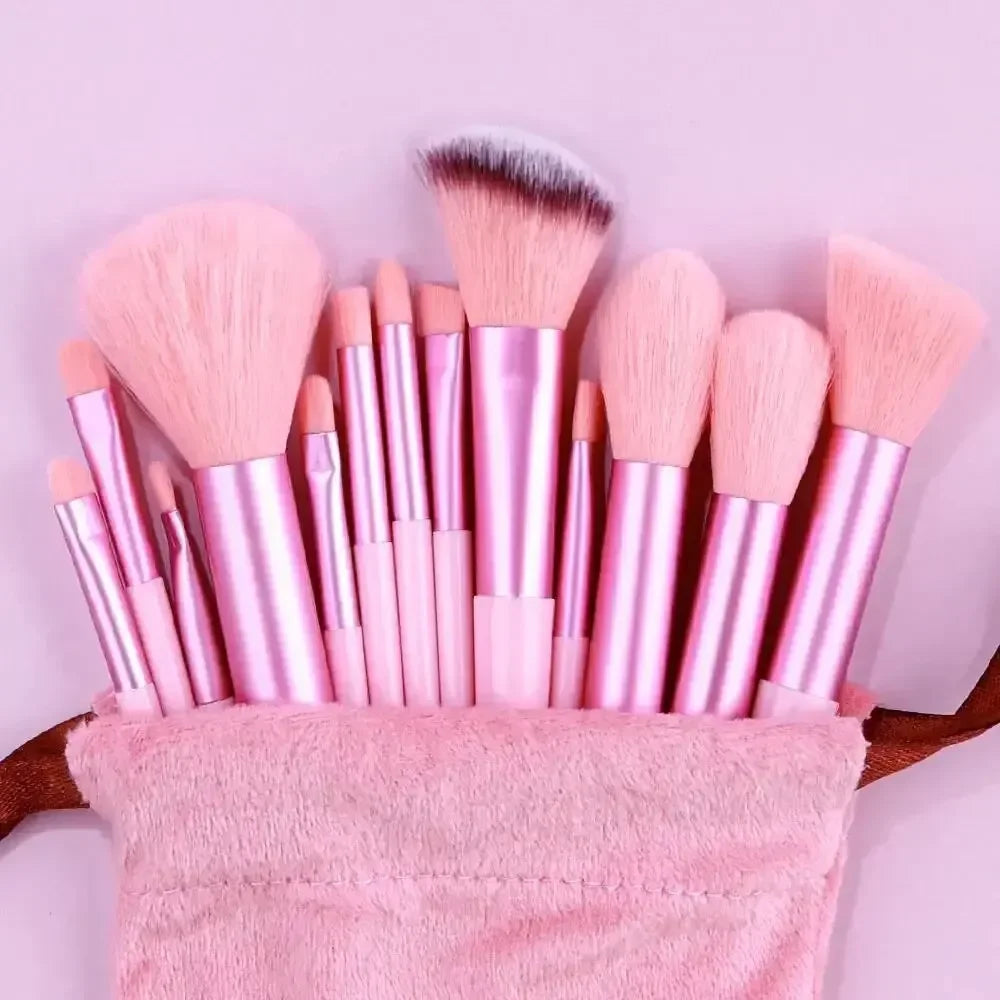 Set de brochas de maquillaje profesionales suaves
