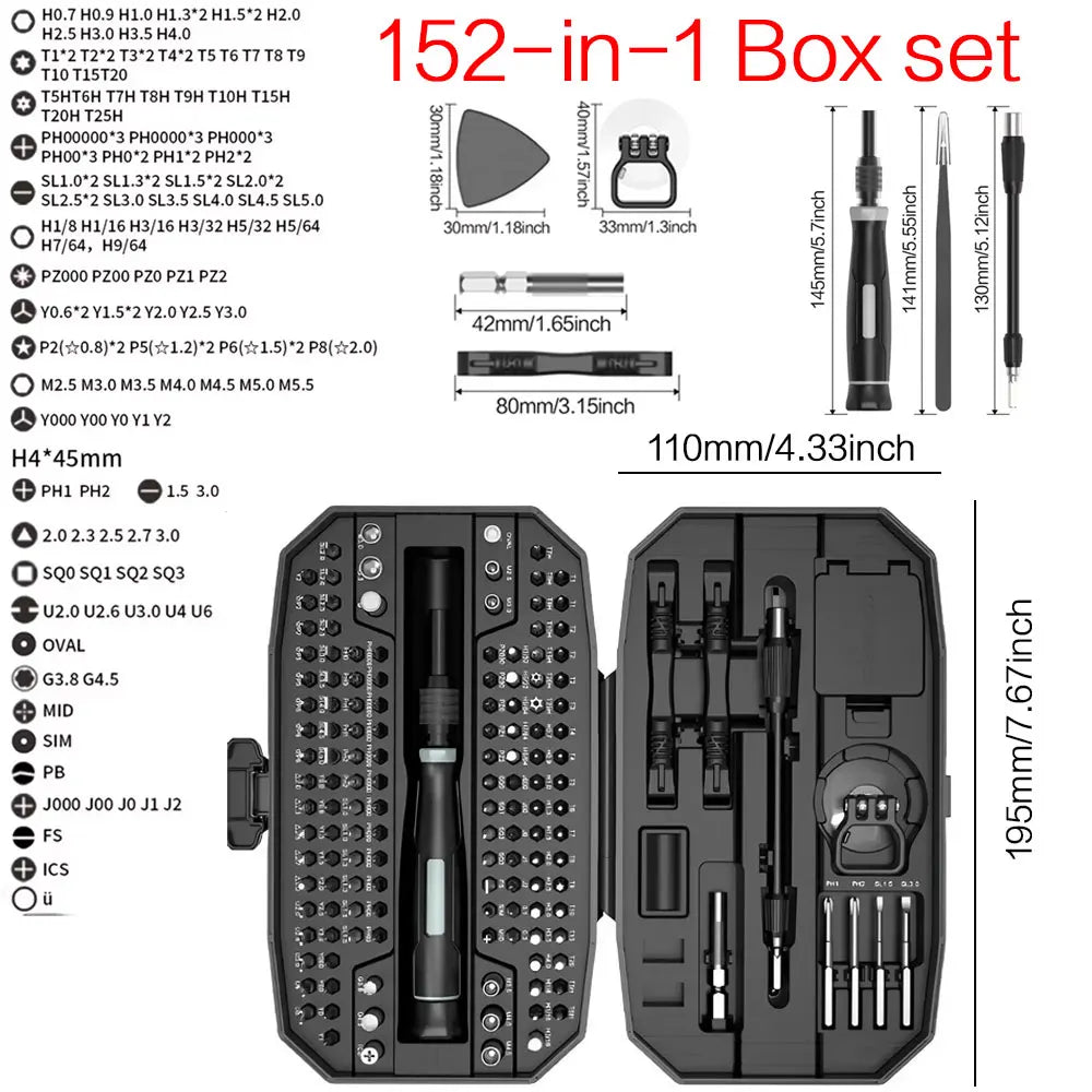 Kit de destornilladores de precisión para móvil y portátil