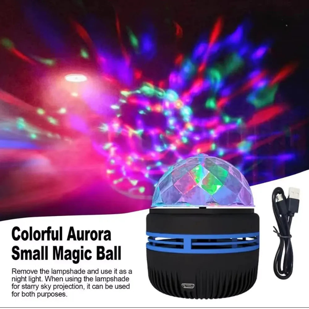 Proyector de galaxia y estrellas USB