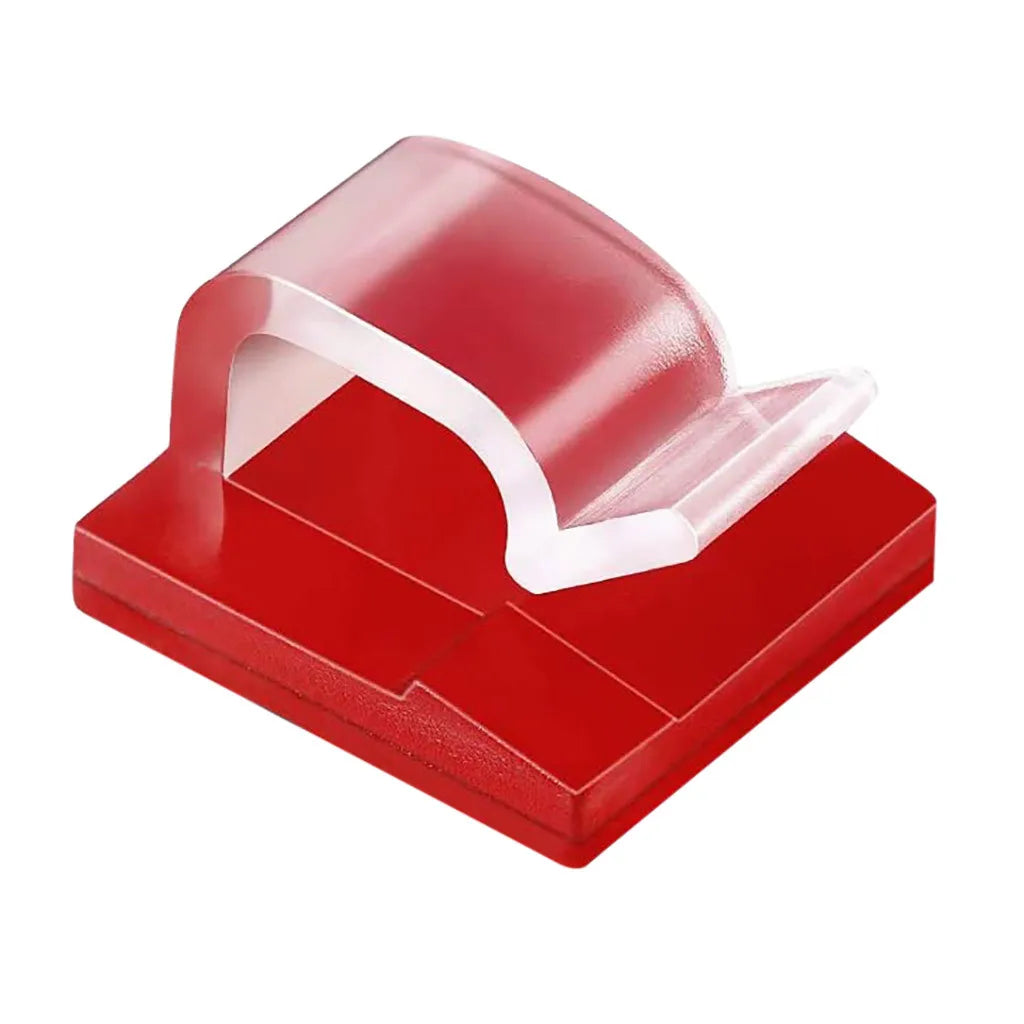 Clips organizadores de cables adhesivos
