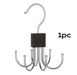 Percha giratoria para cinturones y pañuelos
