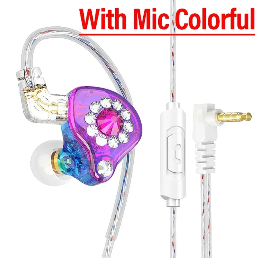 Auriculares in-ear con cable QKZ AK6 con micrófono