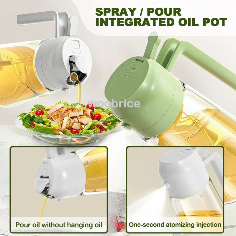 Pulverizador de aceite 2 en 1 para cocina