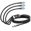 Cable de carga 3 en 1 (USB-C, Lightning y Micro USB)