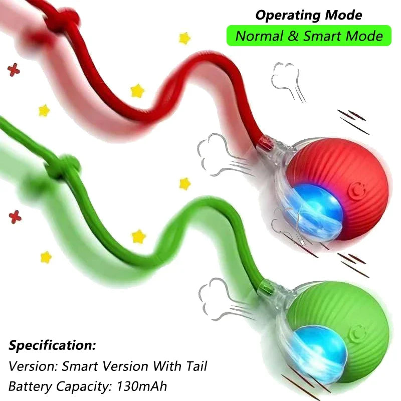 Pelota interactiva automática para gatos