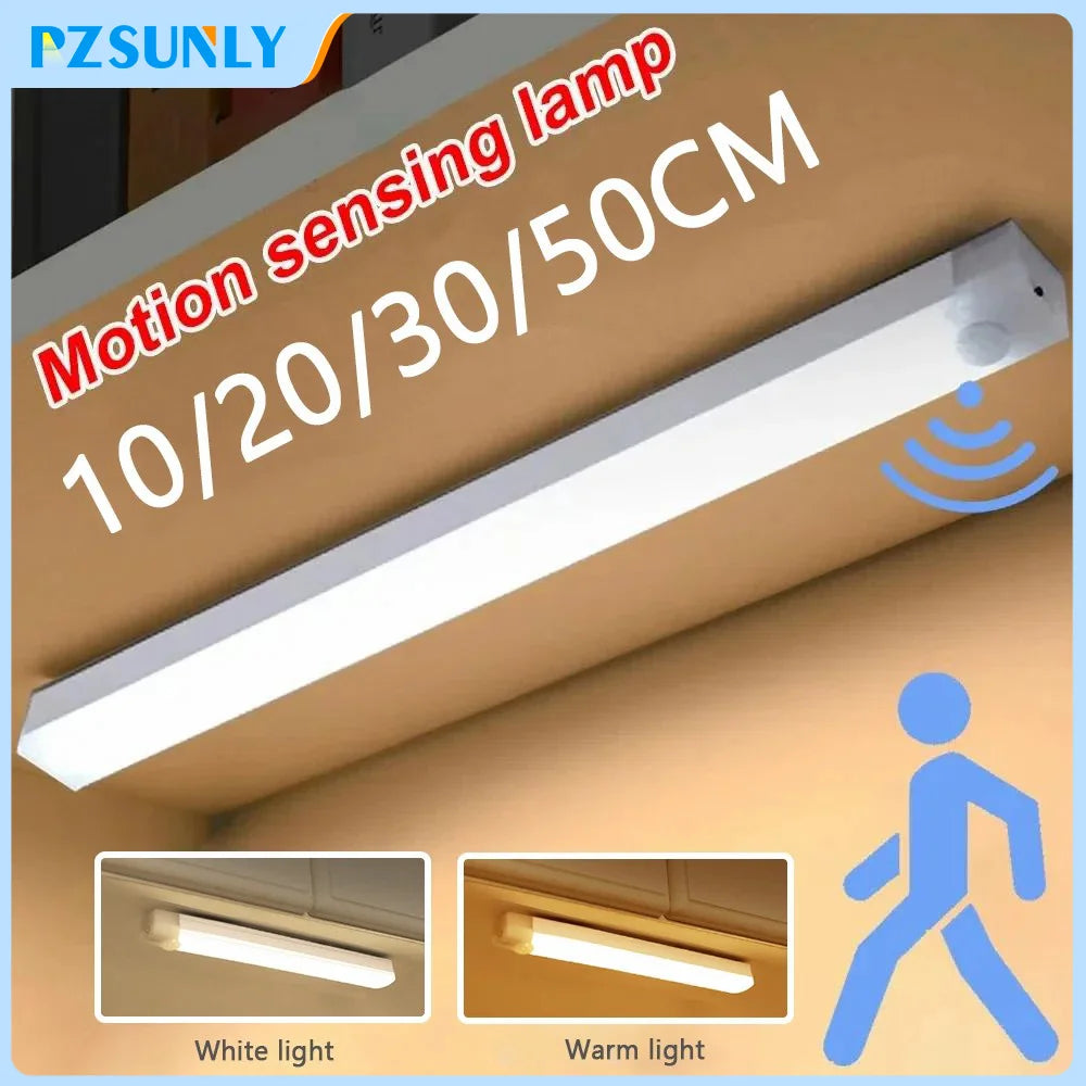 Luz LED con sensor de movimiento recargable USB-C