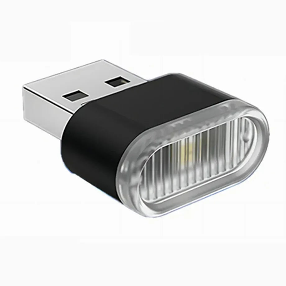 Mini luz LED USB de ambiente para coche