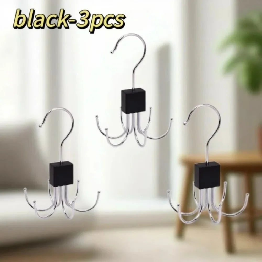 Percha giratoria para cinturones y pañuelos