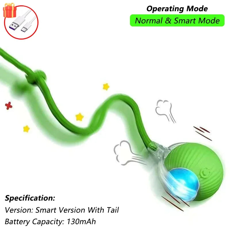 Pelota interactiva automática para gatos