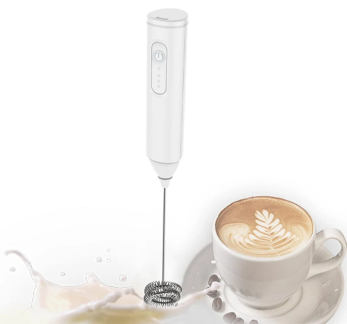 Espumador de leche recargable USB