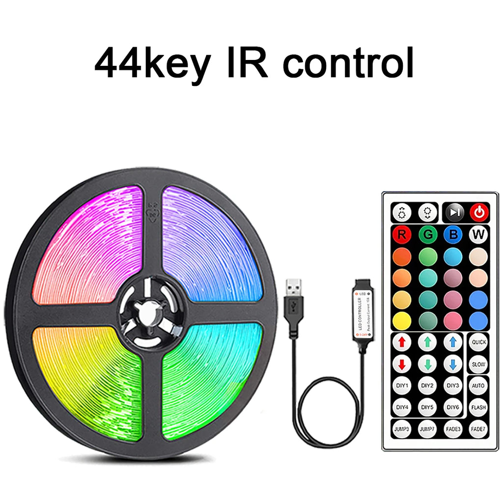Tira LED RGB USB con mando a distancia