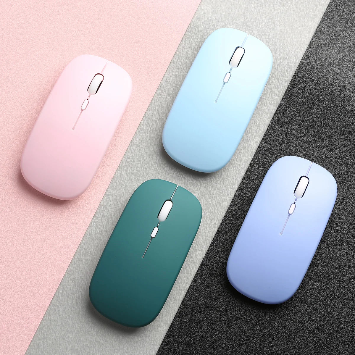 Ratón inalámbrico Bluetooth silencioso