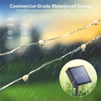 Guirnalda de luces LED solar para exterior
